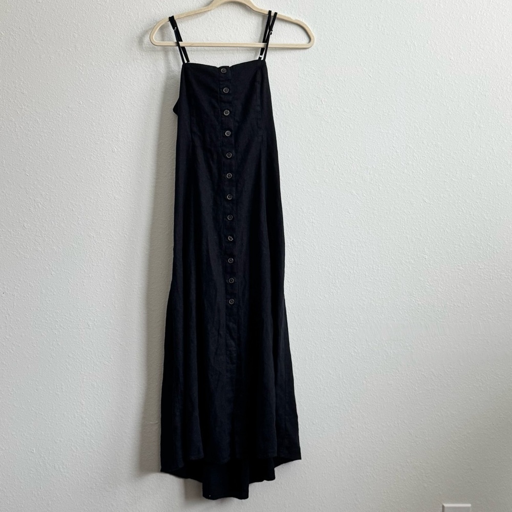 Universal Thread Black Open Back Dress